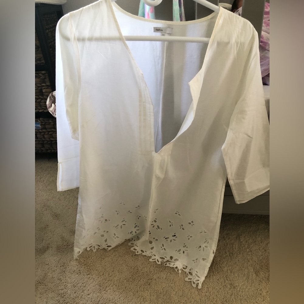 GapBody Womens 3/4 sleeve blouse